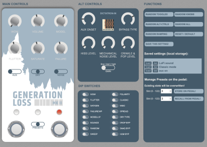 Generation Loss MKII Editor
